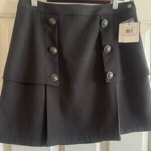Laundry by Shelli Segal Black Mini Skirt NWT